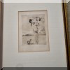 A01. Etching by Edouard Manet. 